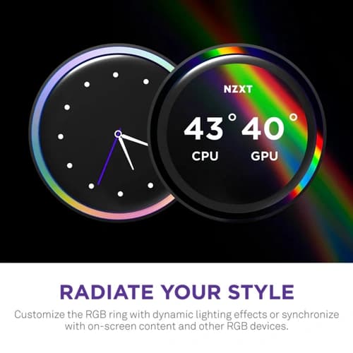 NZXT Kraken Elite 420 RGB CPU Liquid Cooler with IPS LCD